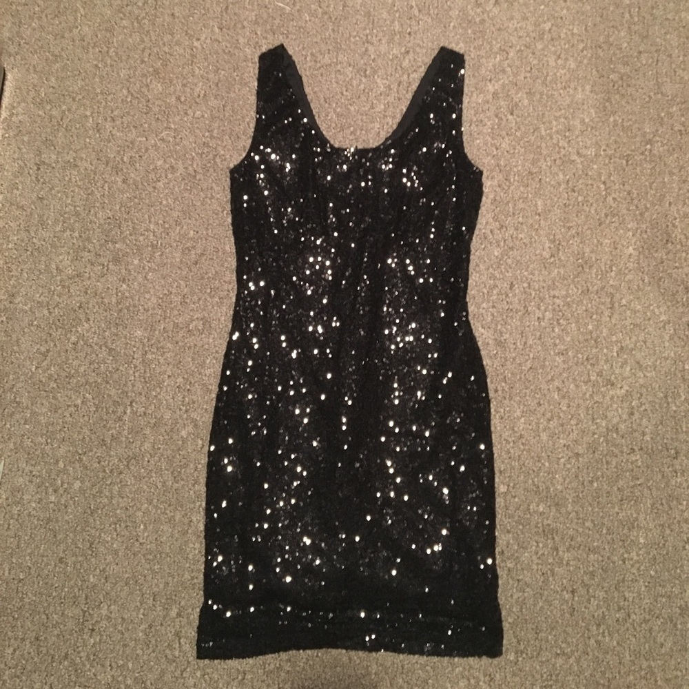 SEQUIN SLIP DRESS